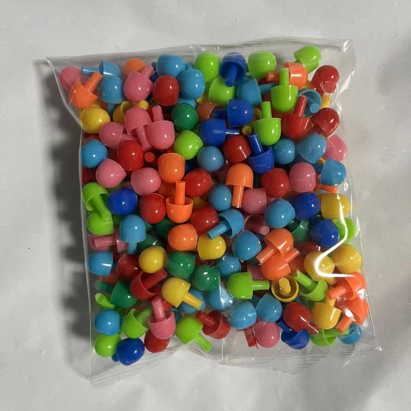 Mushroom Nails, Puzzle, Diced Mushrooms, Ever-Changing Pixel Paintings, Beads, Children'S Early Education Educational Toys - Image 1